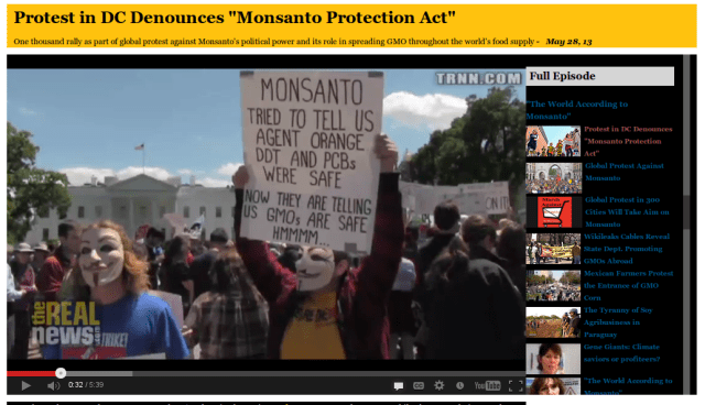 Monsanto products like Agent Orange, DDT, and PCBs have done a lot of damage
